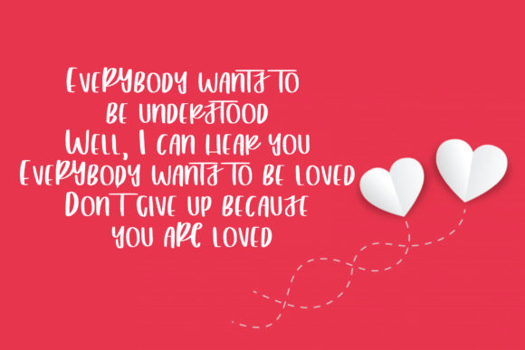Lover Valent Font PNG with transparent background - Preview 1