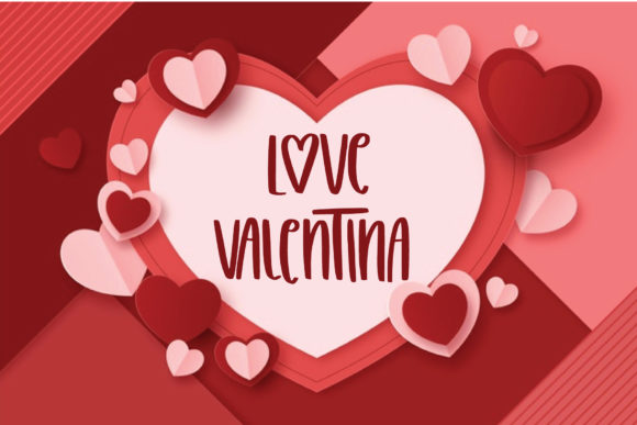 Lover Valent Font PNG with transparent background - Preview 2