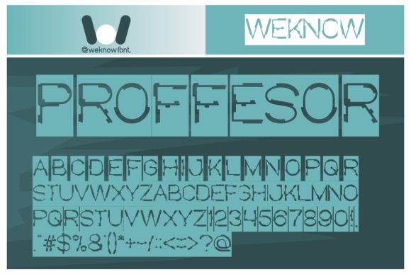 Mick Jagged Font PNG with transparent background - Preview 3