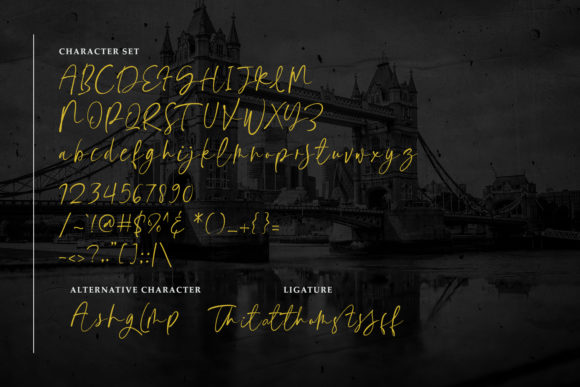 Mosast Font PNG with transparent background - Preview 3