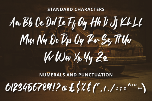 Raphael Font PNG with transparent background - Preview 1