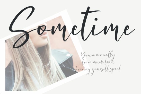 Sallomita Font PNG with transparent background - Preview 3