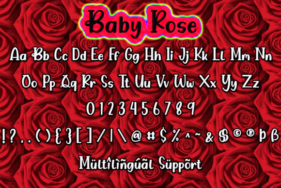 Baby Rose Font - Preview 5