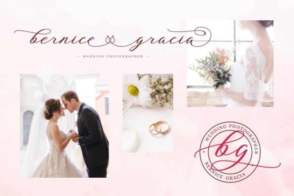 Blossom Heart Font - Preview 1