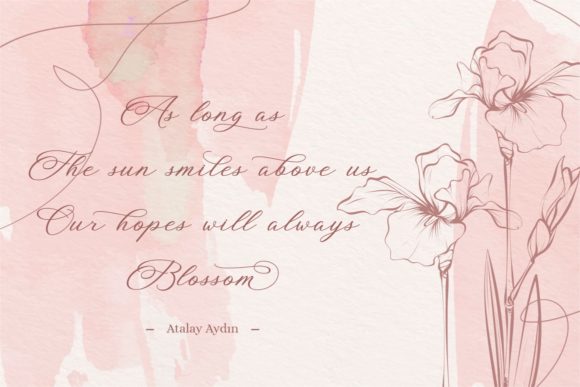 Blossom Heart Font - Preview 2
