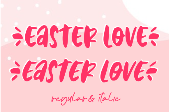 Easter Love Font - Preview 4