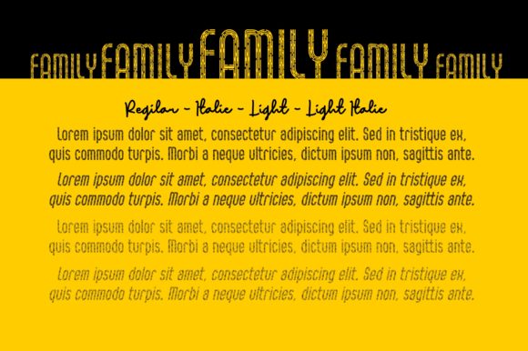 Gerush Font - Preview 1