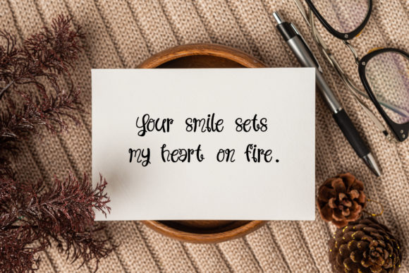 Grinning Font PNG with transparent background - Preview 3