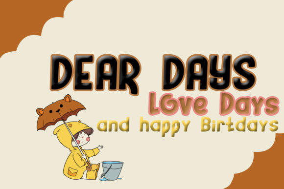 Kiky and Beach Font font preview - 2