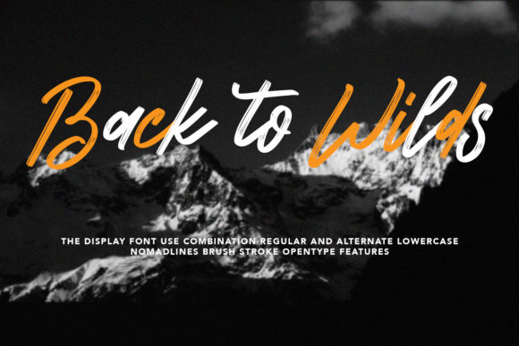 Nomadlines Font PNG with transparent background - Preview 4