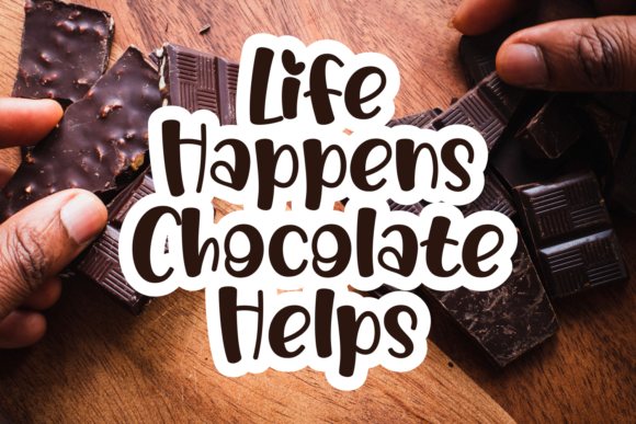 Chocobam Font - Preview 3