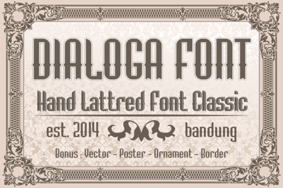 Dialoga Font - Preview 1