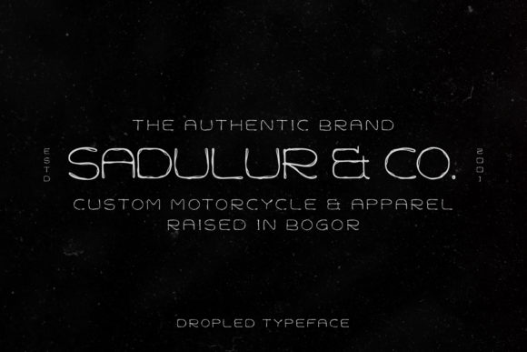 Dropled Font - Preview 4