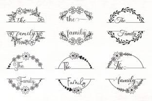 Family Monogram SVG Bundle - Family SVG Graphic by Dasagani · Creative ...