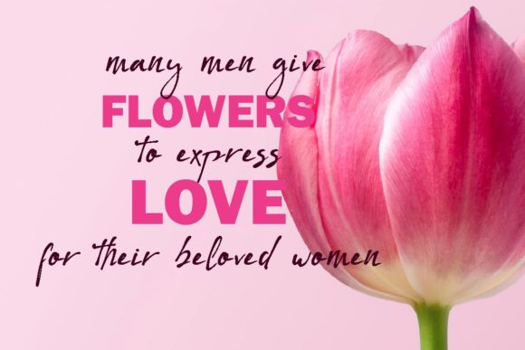 Flower of Love Font font preview - 3