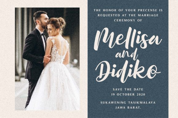Mellisa Disella Font PNG with transparent background - Preview 1
