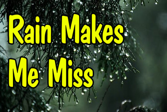 Rainy Valentine Font PNG with transparent background - Preview 1