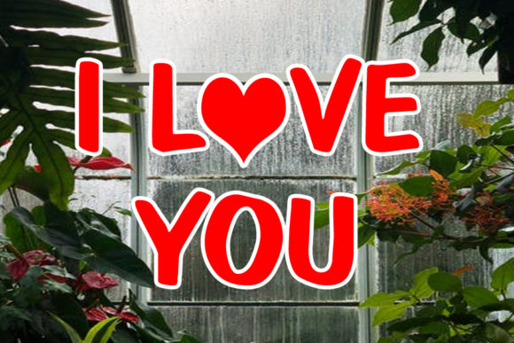 Rainy Valentine Font PNG with transparent background - Preview 2