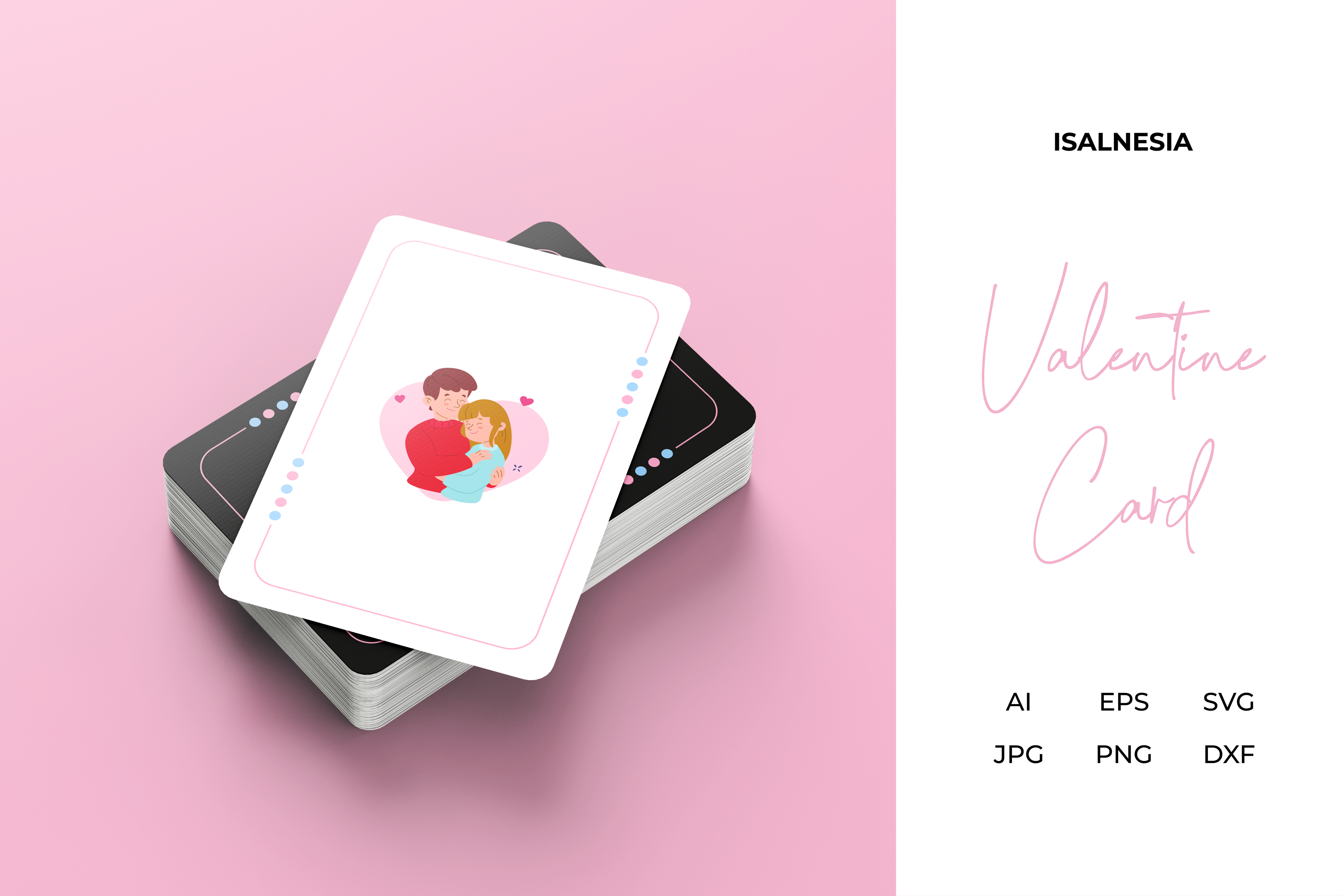 Valentine Love Game Card Designs Vector Graphic by isalnesia · Creative ...