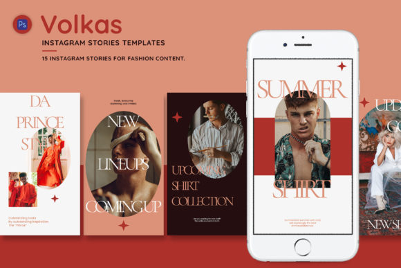 Volkas Fashion Instagram Story Template Graphics