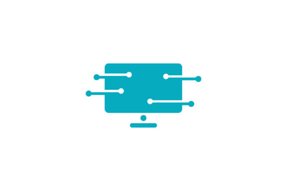 Monitor and Network Logo Design Vector Graphic by vectoryzen · Creative ...