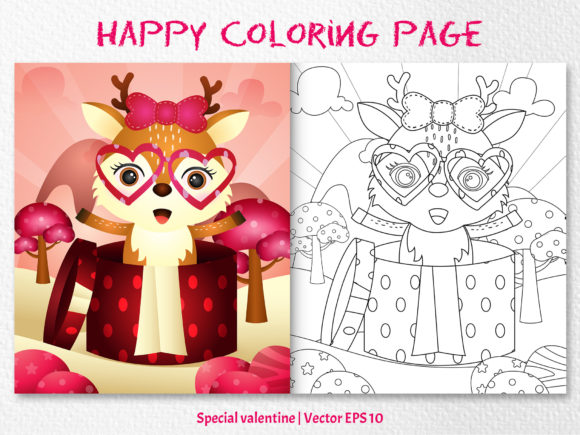 A Cute Unicorn - Coloring Pages Graphic by wijayariko · Creative Fabrica