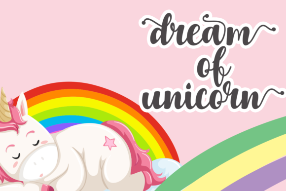 Bright Rainbow Font - Preview 3
