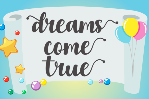 Bright Rainbow Font - Preview 4