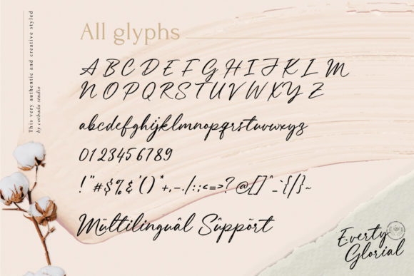 Everty Glorial Font - Preview 6