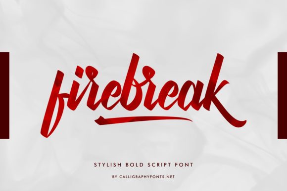 Firebreak Font - Preview 1