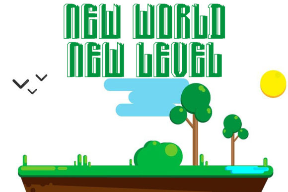 Game over 2 Font - Preview 1