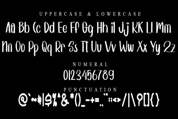 Khokie Rain Font PNG with transparent background - Preview 4
