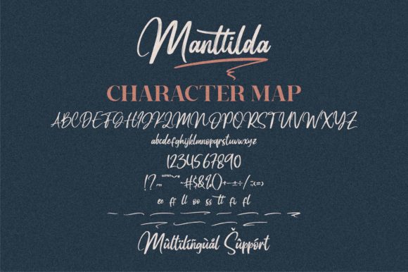 Manttilda Font font preview - 2