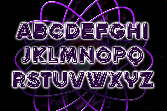 Nucleus Font PNG with transparent background - Preview 1