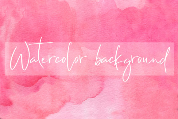 Pink Watercolor Background