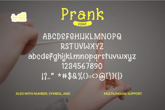 Prank Font PNG with transparent background - Preview 4