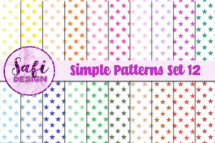 Simple Patterns Digital Paper Bundle Graphic by Safi Designs · Creative ...