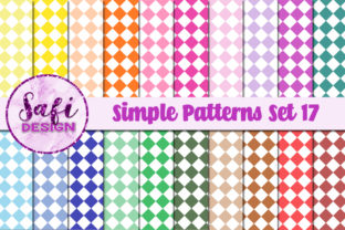 Simple Patterns Digital Paper Bundle Graphic by Safi Designs · Creative ...
