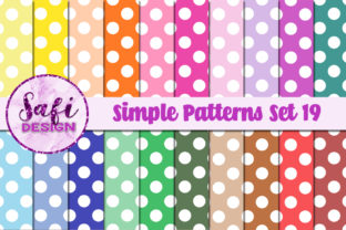 Pattern Paper Ka Design Simple Patterns Digital Paper Bundle Graphic by Safi Designs · Creative ...