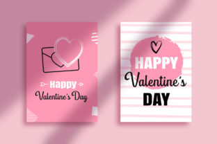 Valentine's Day Greeting Cards 2 Gráfico por khanisorn · Creative