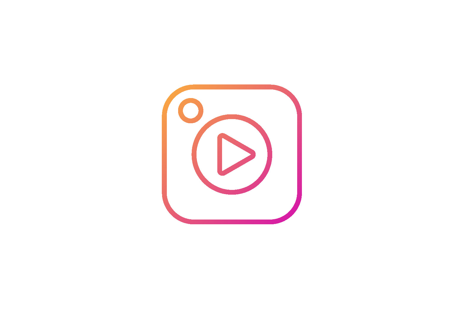 Video Instagram Icon Template Logo