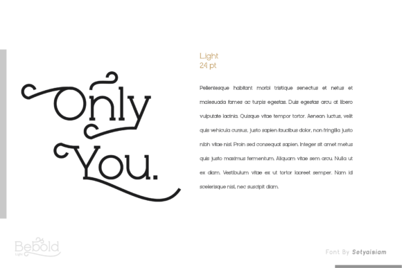 Bebold - Light Font PNG with transparent background - Preview 3