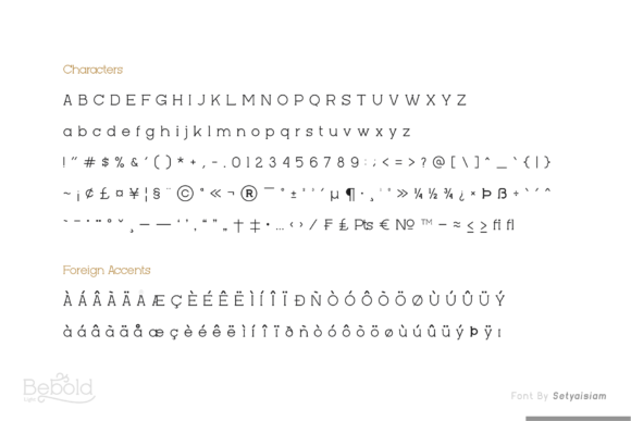 Bebold - Light Font PNG with transparent background - Preview 4