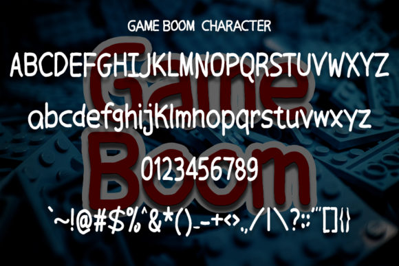 Game Boom Font - Preview 3
