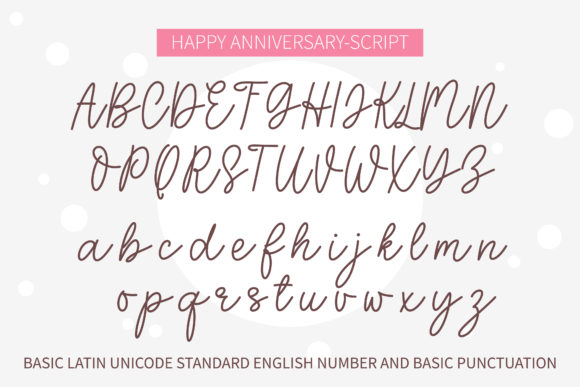 Happy Anniversary Font - Preview 3