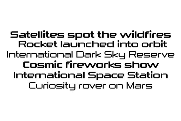 Astrohead Font - Preview 5