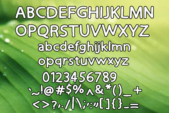 Banana Font - Preview 3