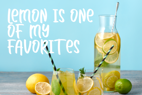 Hey Lemon Font - Preview 1