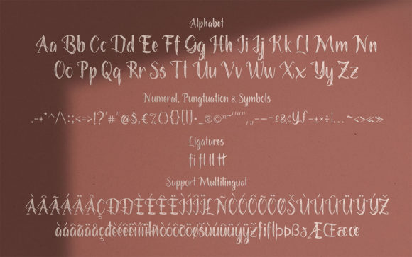 Sinelys Font PNG with transparent background - Preview 2