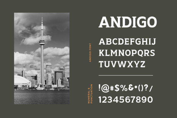 Andigo Font - Preview 2